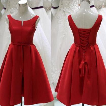 Red Homecoming Dress,short Homecoming..