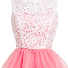 Lace Homecoming Dress, Appliques Lace Tulle Prom..