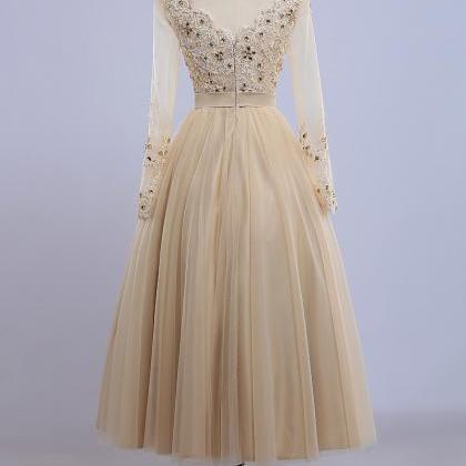 Fashion Prom Dresses, A Line Prom Dress, Long..