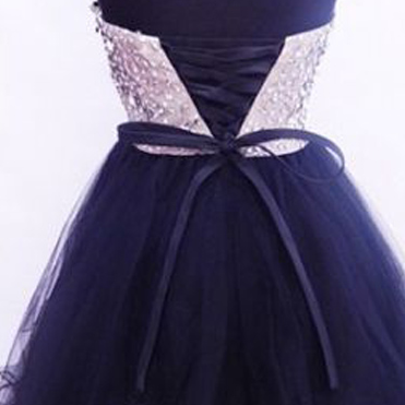Little Black Dresses,black Short Prom Dress,short..