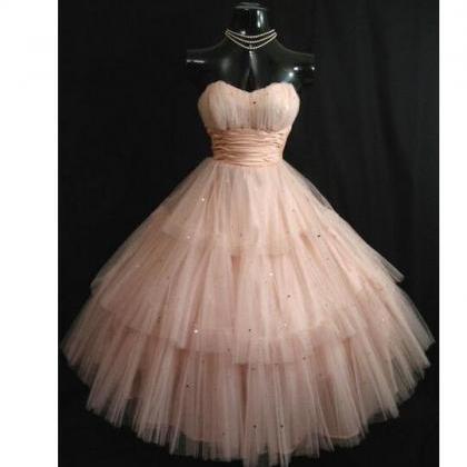 Pink Prom Dresses Strapless Evening Dresses,..