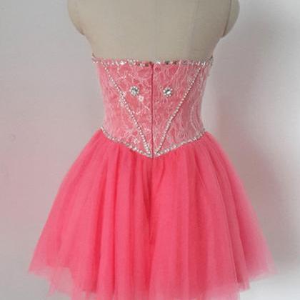 Lace Homecoming Dresses, Short Prom Dresses,..