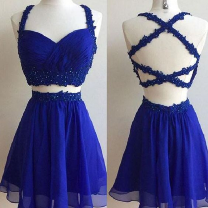 Blue Prom Dress, Cute Homecoming Dresses, Prom..