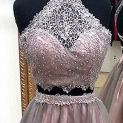 Cute Lace Tulle Short Prom Dress, Cute Homecoming..