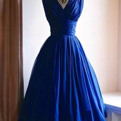 Vintage V Neck Homecoming Dresses For Women, Prom..