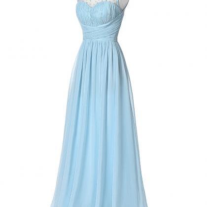 A-line Chiffon Elegant Formal Prom Dress,..