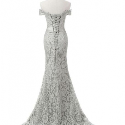 Elegant Sweetheart Lace Formal Prom Dress,..
