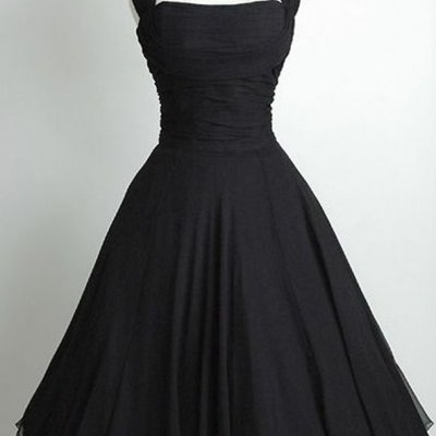 Retro Dress Black, Vintage Prom Dress, 2016 Homecoming Dress, Vintage Homecoming Dress, Vintage 1950s Dress, Short Prom Dress