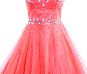 Pink Cute Homecoming Dresses,tulle Homecoming Gowns,short Prom Gown ...