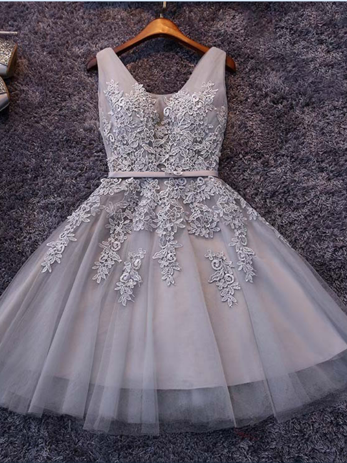 Homecoming Dresses,tulle Homecoming Dresses,appliqued Homecoming Dresses,short Homecoming Dress,lace Homecoming Dresses,sweetheart Homecoming