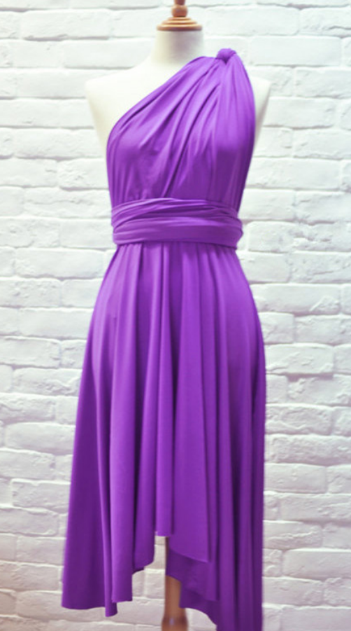 Purple Simple Prom Dresses,short Homecoming Dress on Luulla