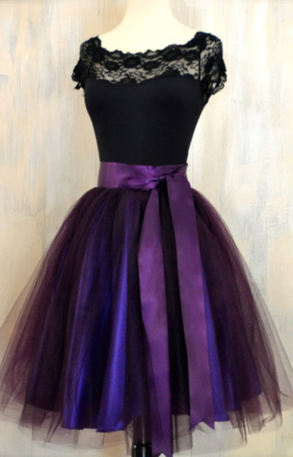 Scoop Neck Short Tulle Homecoming Dresses Lace Appliques Custom Made Mini Party Dresses
