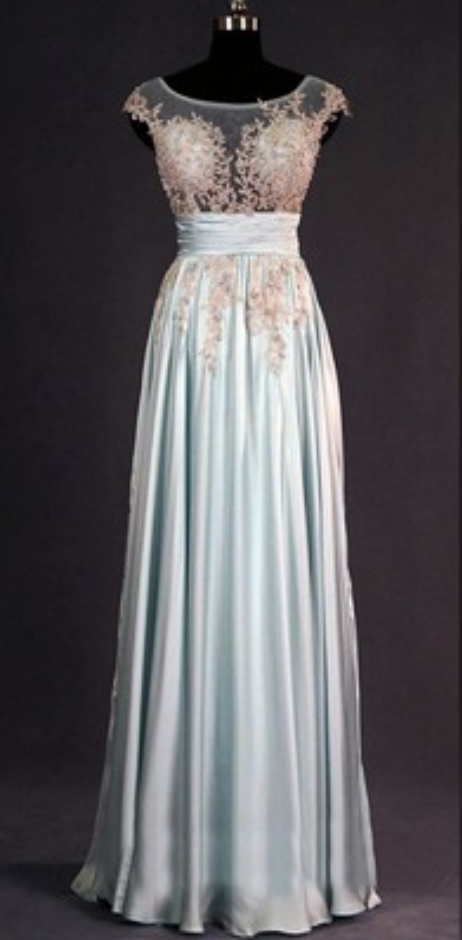 Lace Bridesmaid Dress, Dusty Blue Bridesmaid Dress, Long Bridesmaid Dress, Bridesmaid Dress