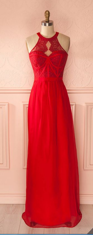 Prom Dresses,evening Dress,red Prom Dresses,charming Evening Dress, Prom Gowns,lace Prom Dresses