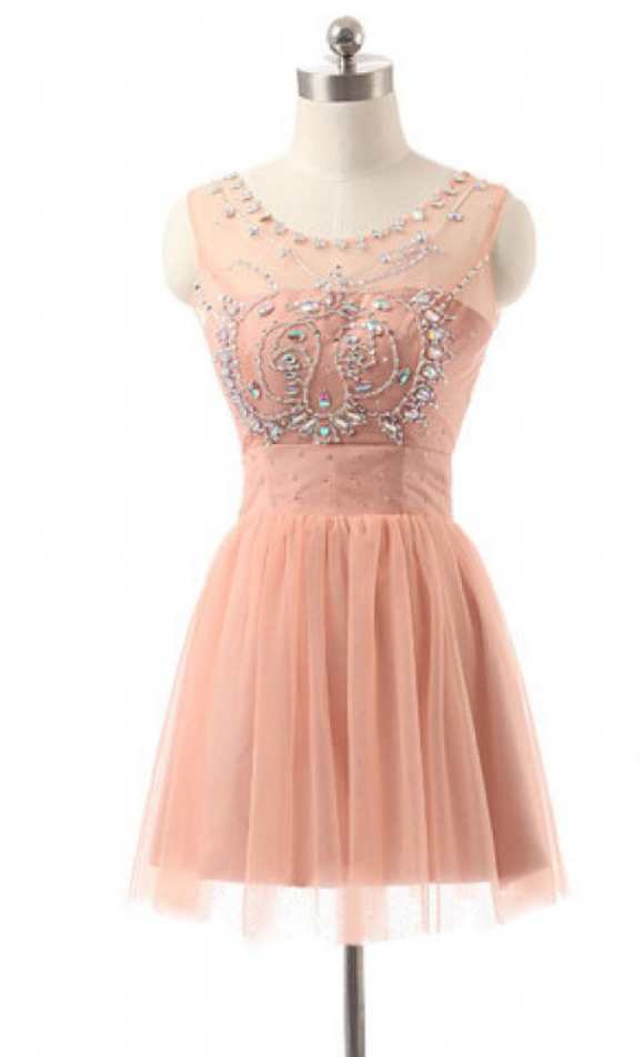 Simple Homecoming Dresses,modest Homecoming Dress,cute Short Prom Gown,a-line Homecoming Dress,pink Lace Party Dress