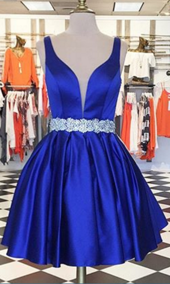Roral Blue Homecoming Dress,sexy Homecoming Dresses,a Line Homecoming Dress,girls Cocktail Dresses,short Prom Dresses,beaded Homecoming