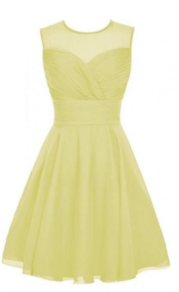 Charming Homecoming Dress,yellow Homecoming Dress,chiffon Homecoming Dresses,short Homecoming Dress,prom Dress