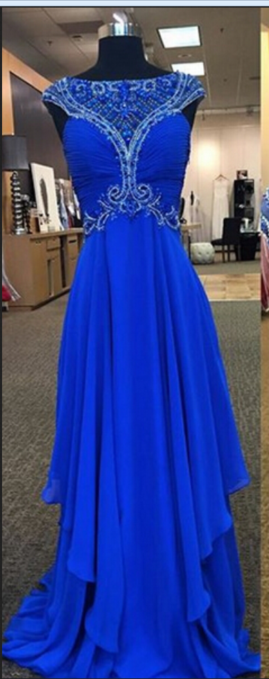 Backless Prom Dresses,open Back Prom Gowns,royal Blue Prom Dresses, Prom Dresses