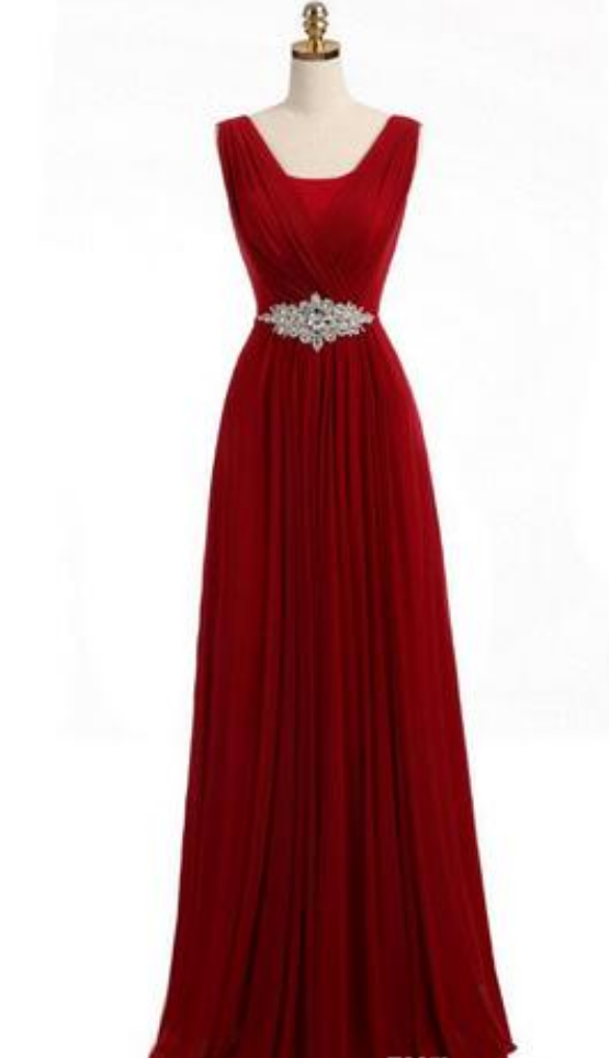 red maid of honour dresses