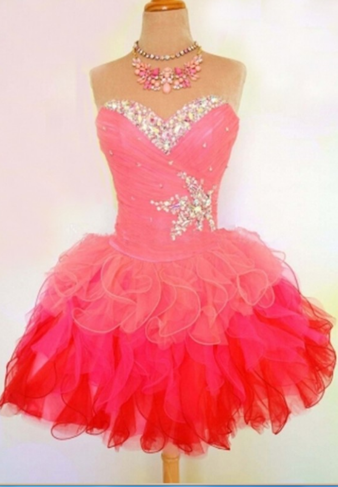 Sleeveless Pink Homecoming Dresses A Lines Lace Above-knee Sweetheart Neckline Lace-up A Lines