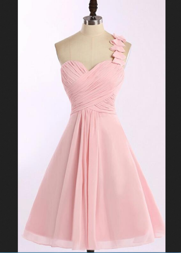 open lace back dress Pink Multi Floral-Printed Chiffon Short Dress main image 0