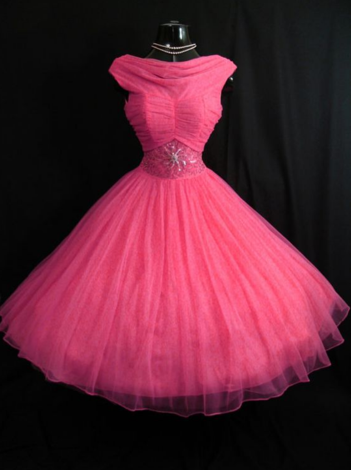 Vintage Ball Gown Homecoming Dresses Crew Neck Beading Mini Short Cocktail Dress Party Gowns Prom Dress