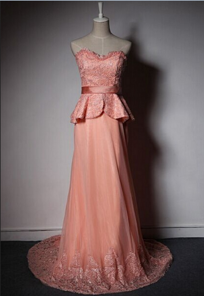 Charming Prom Dress,elegant Lace Prom Dresses,long Prom Dress,floor Length Evening Dress