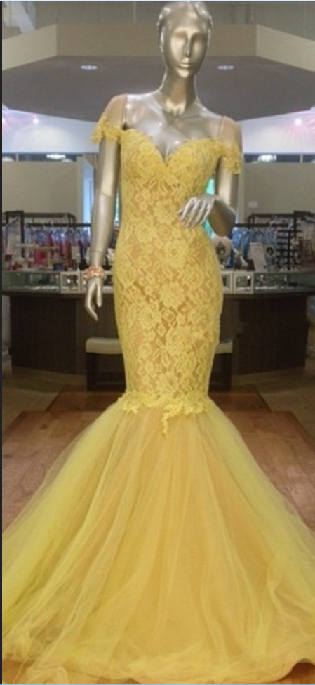 Charming Prom Dress,cap Sleeve Mermaid Evening Dress,tulle Formal Evening Gown,lace Prom Dresses