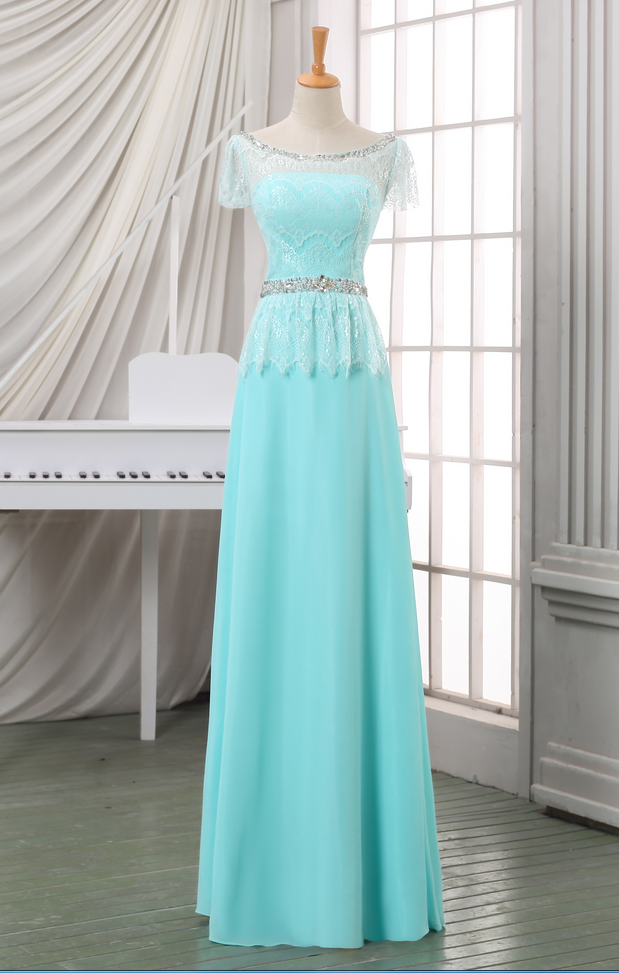 Prom Dress/evening Dress With Beadings, Baby Blue Long Homecoming Dress/evening Dress/party Dress,plus Size Evening Dress.