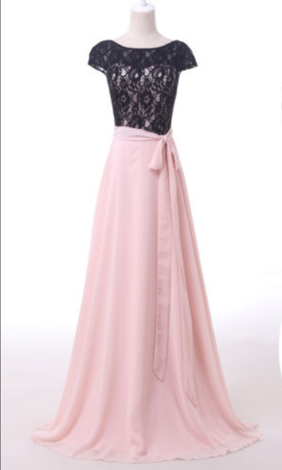Charming Prom Dress,long Prom Dresses,black Lace Prom Dress,formal Evening Dress