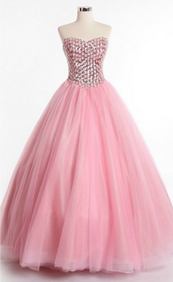 Formal Sweet 16 Dress,sweet 15 Dresses, Puffy Tulle Prom Dress Beaded,pageant Dress,sweetheart,prom Dresses