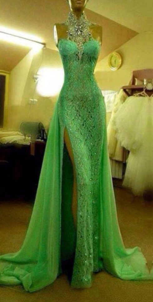 Beaded Prom Dress,mermaid Prom Dress,lace Prom Dress,fashion Prom Dress,sexy Party Dress, Style Evening Dress