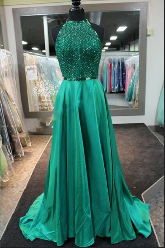 Long Prom Dress,chiffon Prom Dresses,evening Dress With Beading,evening Gown