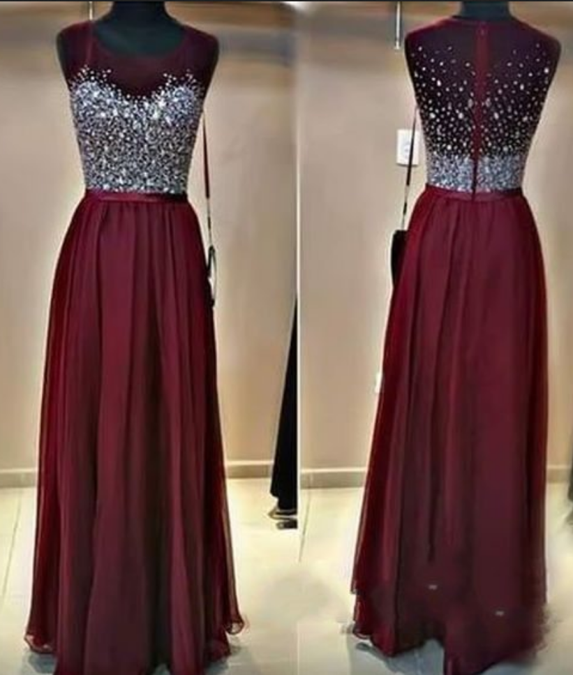 Prom Dresses,evening Dress,party Dresses,burgundy Prom Dresses,wine Red Prom Dress, Prom Dress,wine Red Prom Dresses,slit Formal Gown,simple