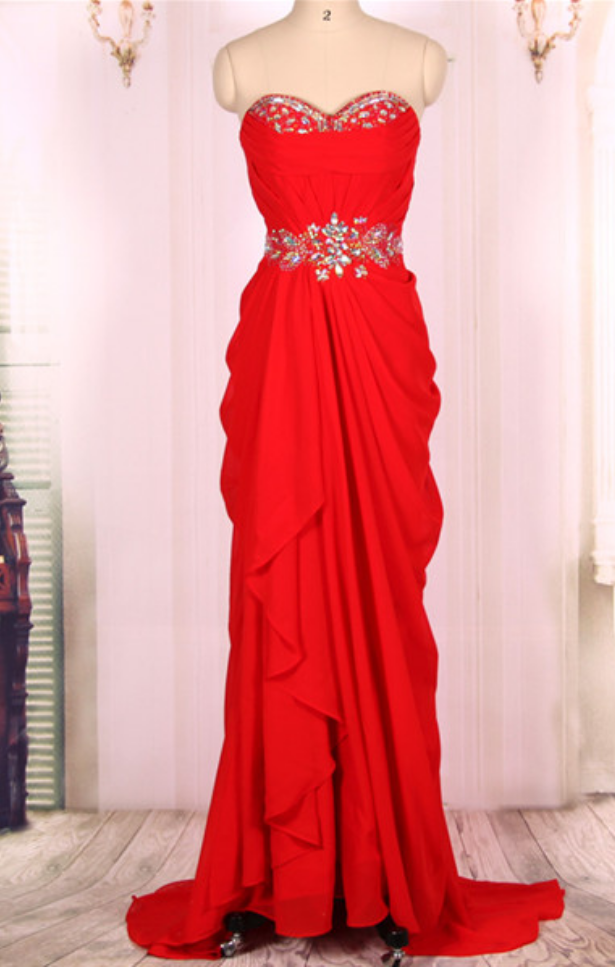 Long Sweetheart Prom Dress,red Mermaid Prom Dresses Gowns ,formal Evening Dresses Gowns, Homecoming Graduation Cocktail Party Dresses Custom Plus