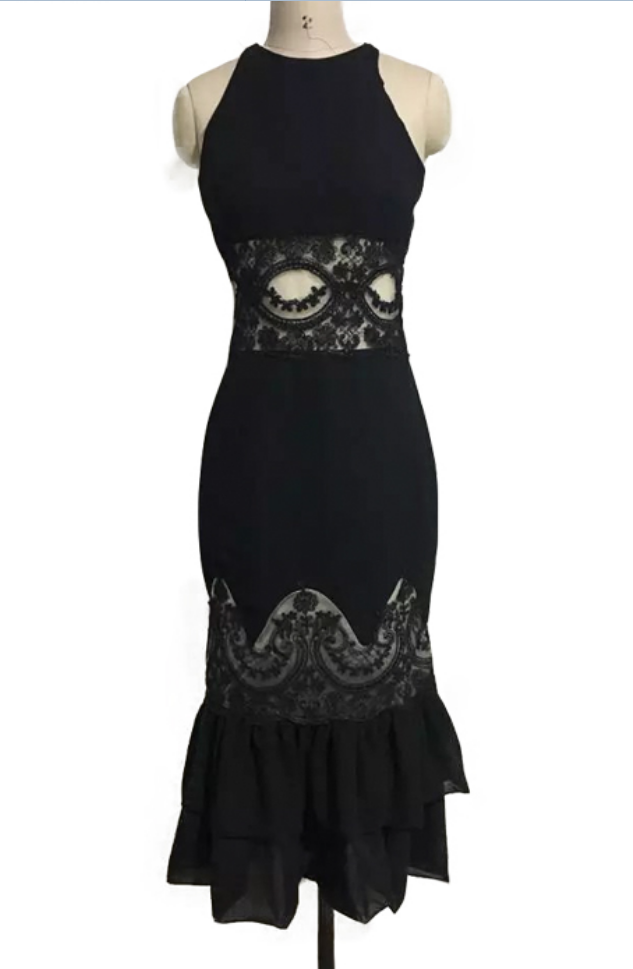 Customized Prom Dress,black Mermaid Prom Dress,applqieus Lace Formal Dress ,evening Dress