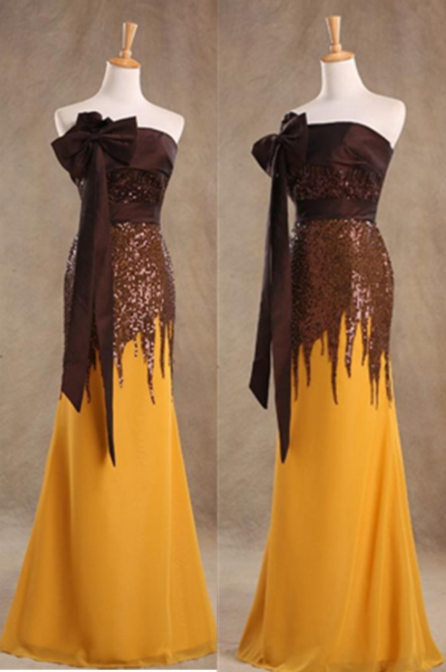 Formal Long Mermaid Beading Prom Dresses, Handmade Simple Prom Gowns,evening Gowns