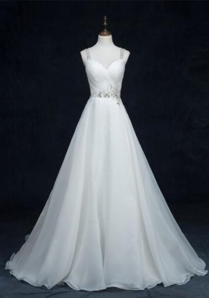 Vestido De Noiva Foto Real Beading Sexy Vintage Wedding Dress A-line Bridal Dresses Robe De Mariage Dlicate Chiffon