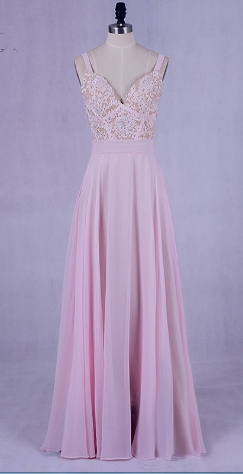 A - Ligne Real Photos, Night Dear Rose Lace With Silk Spaghetti Outdoor Ball Gown