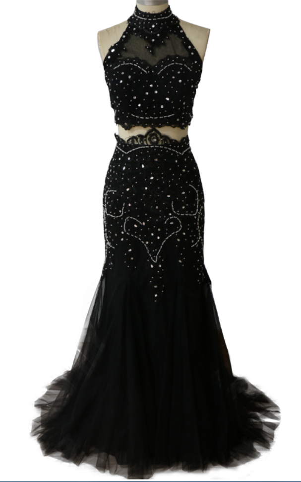 The Black Dress Is A Mermaid Intermittently Noiva Dress Personalized Robe Layer Super Long Length Mermaid Party Dress