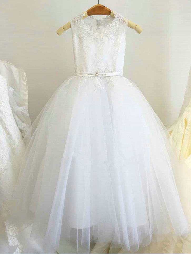 Lace Ball Gown Flower Girl Dresses For Wedding,girl Bridesmaid Dress,children Dresses