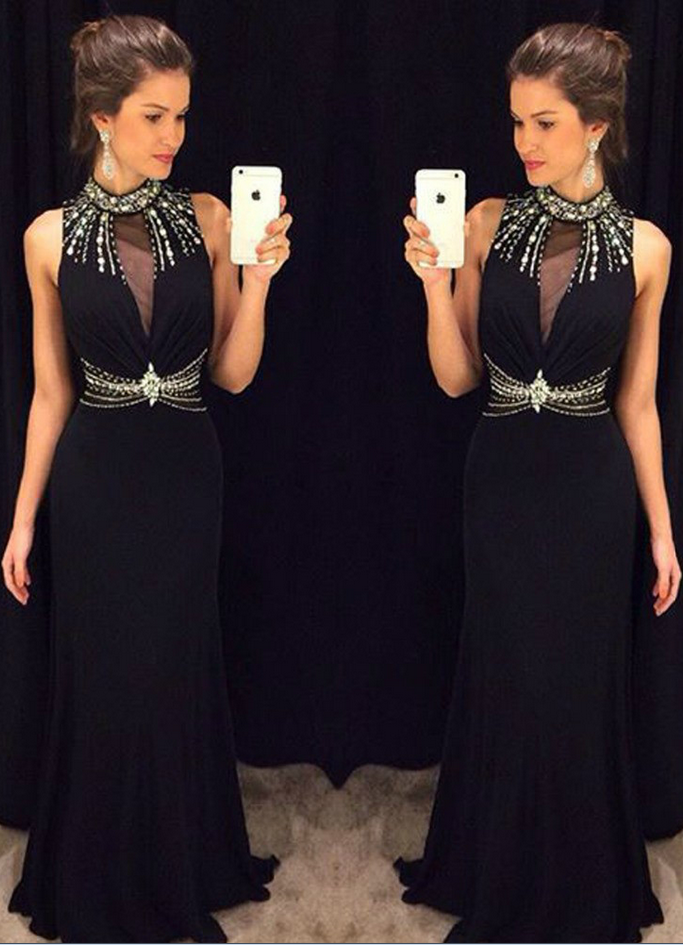 knee length dresses for ladies One-Shoulder Sexy Long Atria Prom Dress