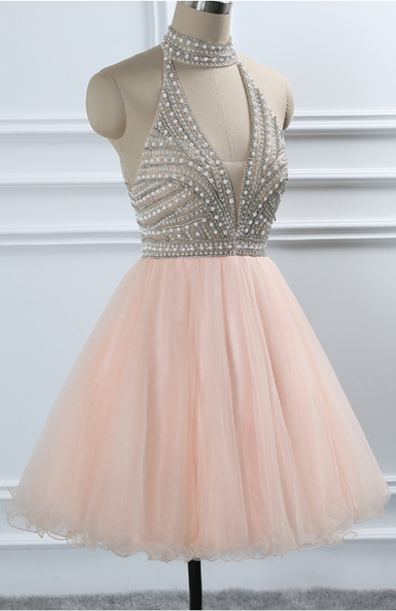 light pink and gold sweet 16 dresses Pink A Line Princess Quinceanera Dress Ball Gown Sweet 16 Dresses main image 0