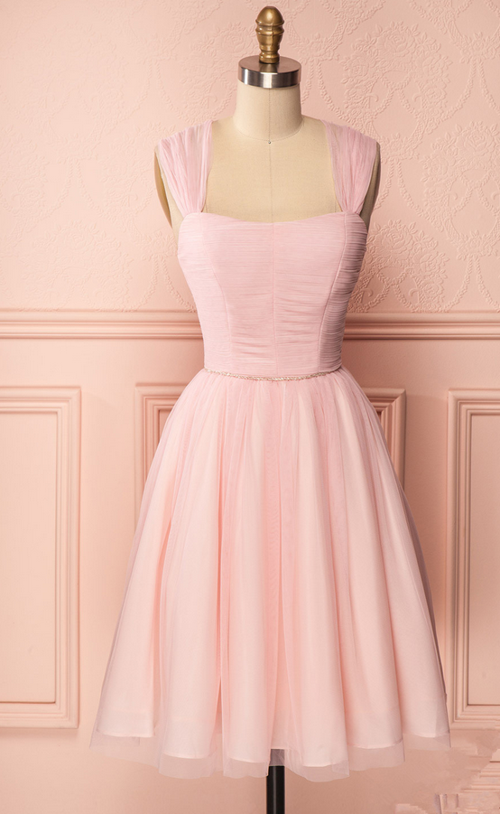 Short Pink Prom Dress Homecoming Dress, 2017 Pink Prom Dress, Homecoming Dress