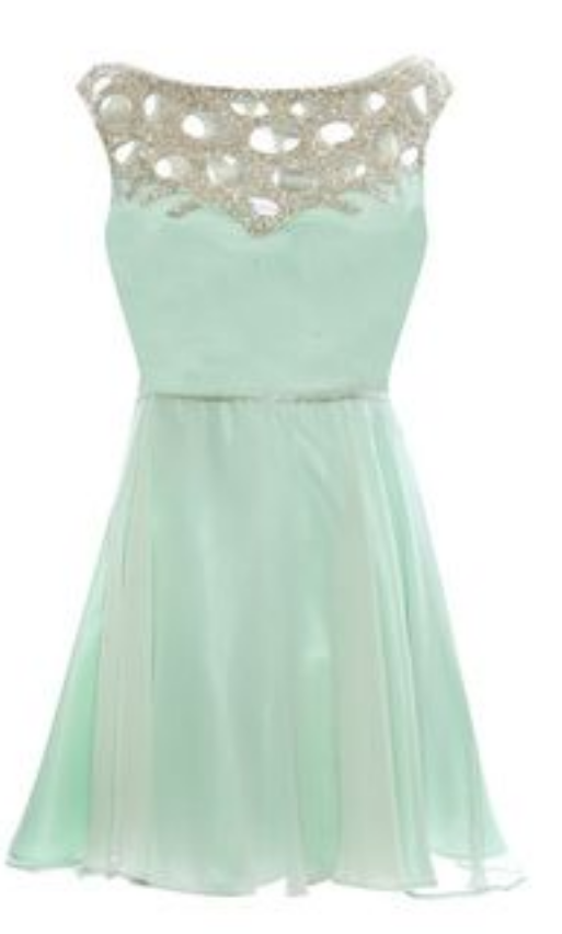 Mint Green Homecoming Dresses,beaded Prom Dresses, Cute Empire Homecoming  Dresses, Homecoming on Luulla