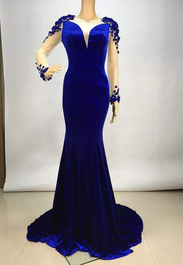 Evening Dresses,prom Dress ,long Prom Dress ,lace Prom Dress O Neck ...