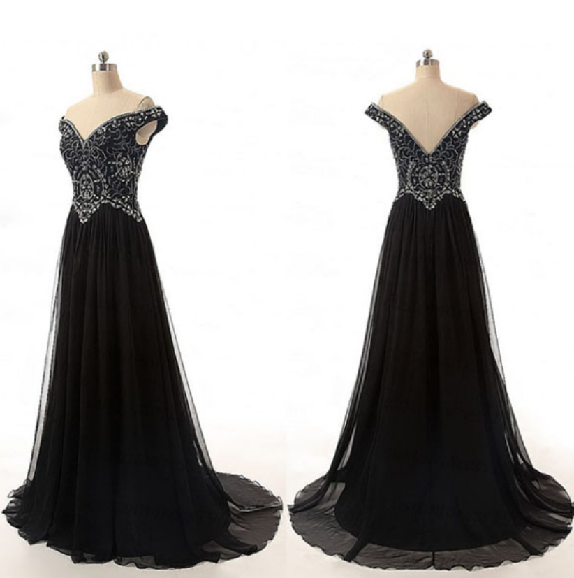 Long Prom Dress, Black Prom Dress, Modest Prom Dress, Design Prom Dress, Elegant Prom Dress, Affordable Prom Dress, Prom Dress, Evening Dress