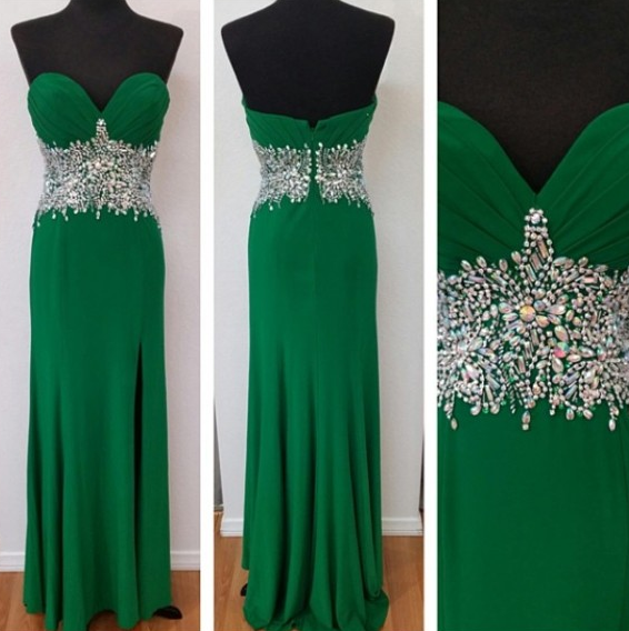 Prom Dress,sexy Prom Dresses,green Prom Gowns,green Prom Dresses, Party Dresses,long Prom Gown,prom Dress,sparkle Evening Gown,sparkly Party