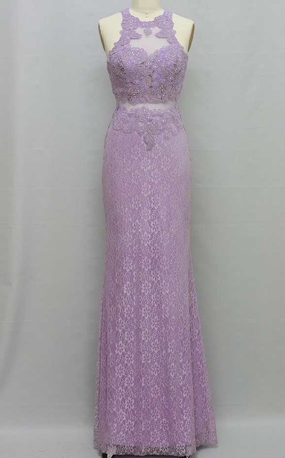 Lace Evening Dresses,formal Dress,mermaid Floor Length Prom Dress,long Prom Dress