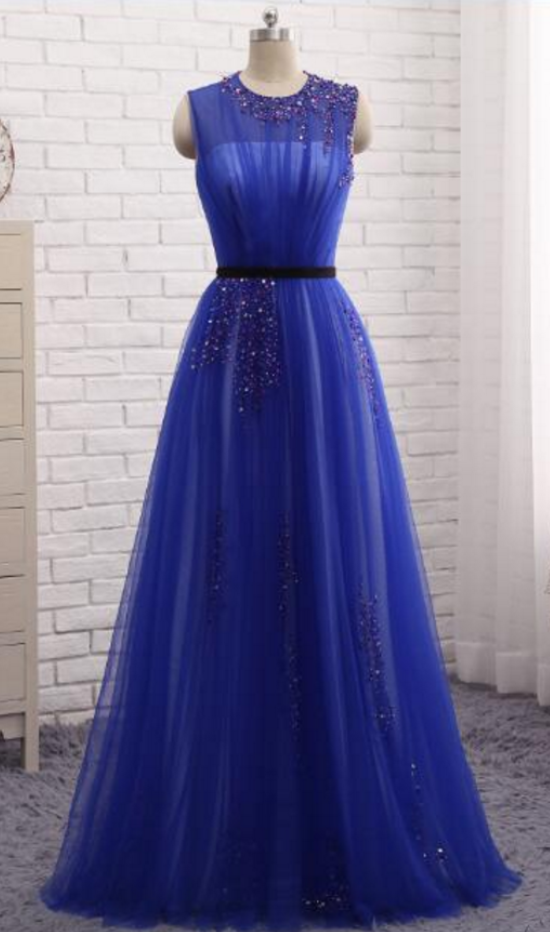 Royal Blue Party Dress, The Gorgeous Turkish Evening Gown,evening Dress